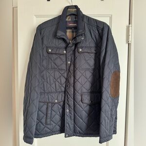 Johnston & Murphy Men's Diamond Quilted Jacket - Navy - Men’s XXL NEW with tag